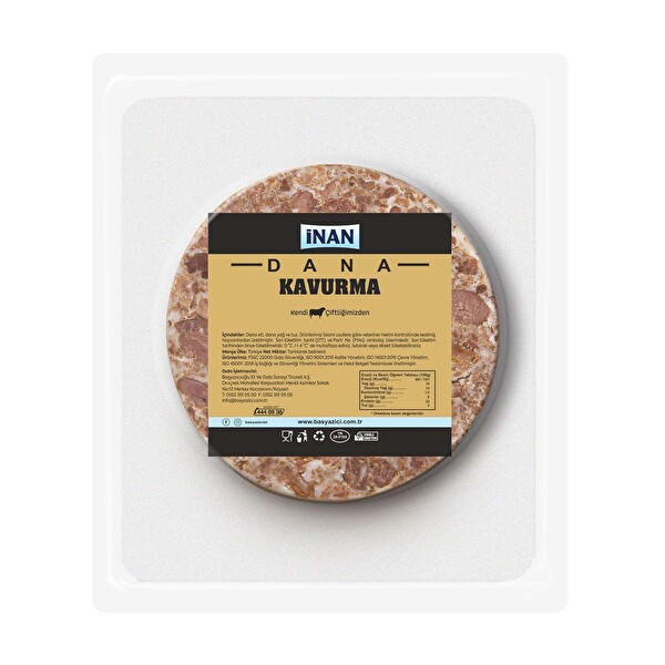 Başyazıcı İnan Kavurma 100 g