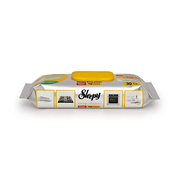 Sleepy Easy Clean Yağ Çözücü Havlu 30 Yaprak