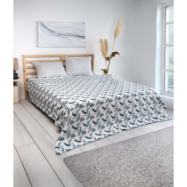 Cotton Collectıon Çift Kişilik Tüy Desenli Pike 200X220