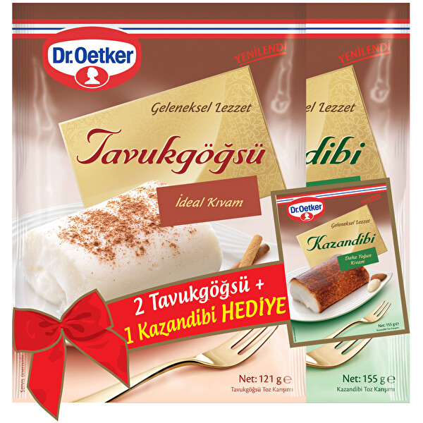 Dr.Oetker 2 Tavuk Göğüsü + Kazandibi Hediyeli 397 g