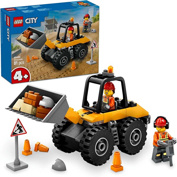 Lego® Sarı Tekerlekli İnşaat Yükleyicisi 60450