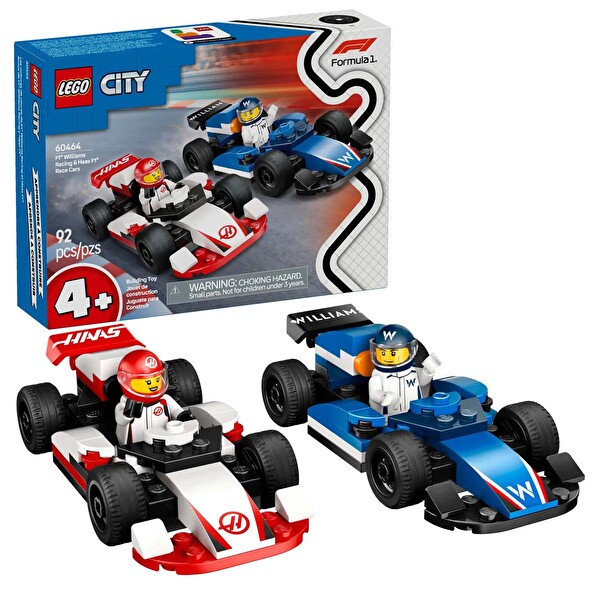 Lego® Williams Racing & Haas F1 Race Cars