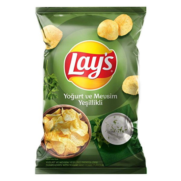 Lays Yoğurt & Mevsim Yeşillikleri Süper 125 Gr
