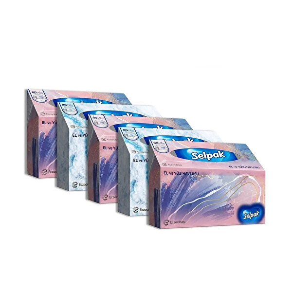 Selpak El&Yüz Havlusu 5'li 400 yaprak