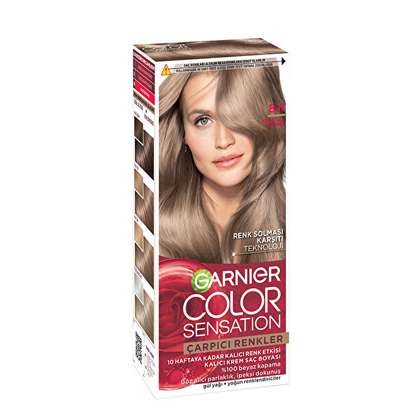 Garnier Color Sensation 8.11 Küllü İnci Kumral Saç Boyası