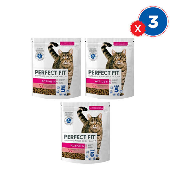 Perfect Fit Yetişkin Kedi Sığır Etli Kuru Mama 750 gX3'lü