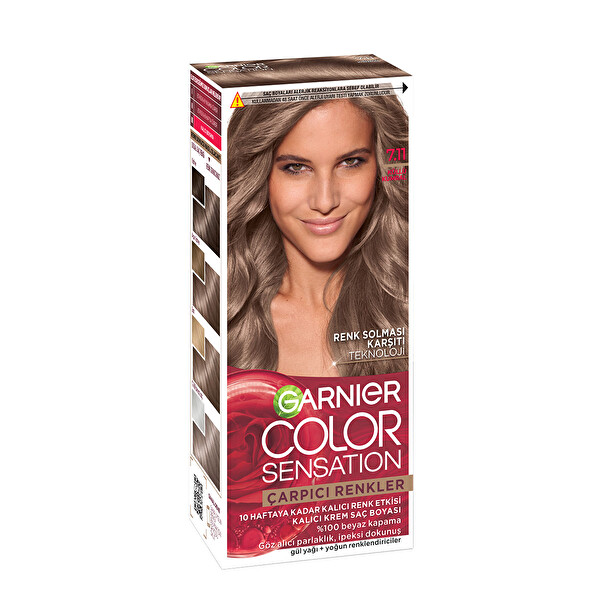 Garnier Color Sensation 7.11 Küllü Kumral Saç Boyası