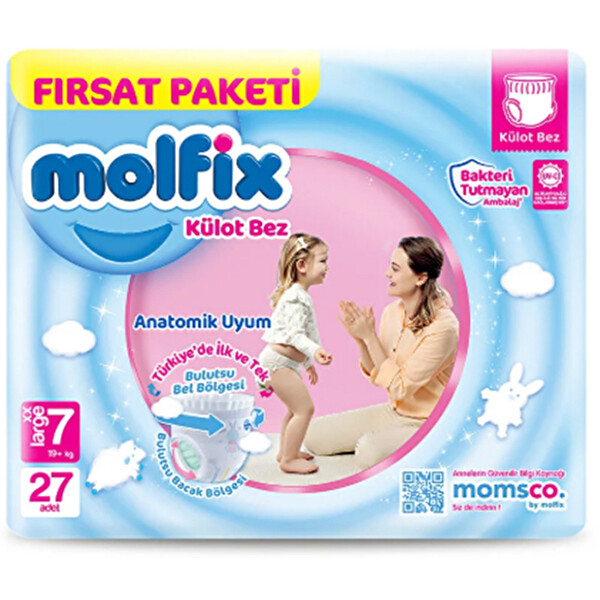 Molfix Külot Bez XXL 7 Beden 27'li