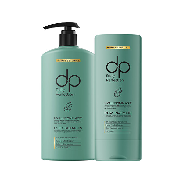 Dp Hyaluronik Asit Bakım Şampuanı 425 ml + Saç Bakım Kremi 350 ml