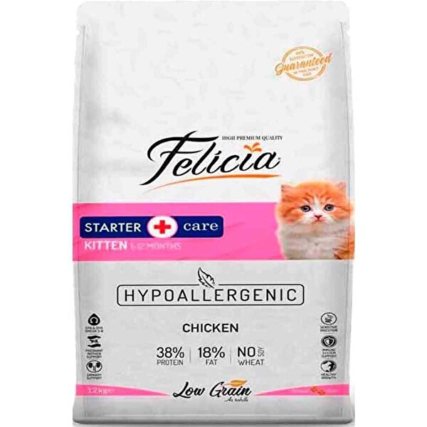 Felicia Yavru Kedi Maması Az Tahıllı 12 Kg