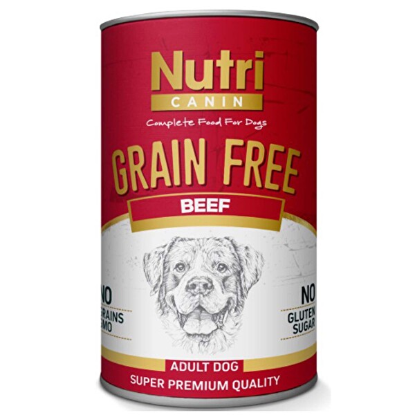 Nutri Canin Sığır Etli Köpek Konservesi 400 g