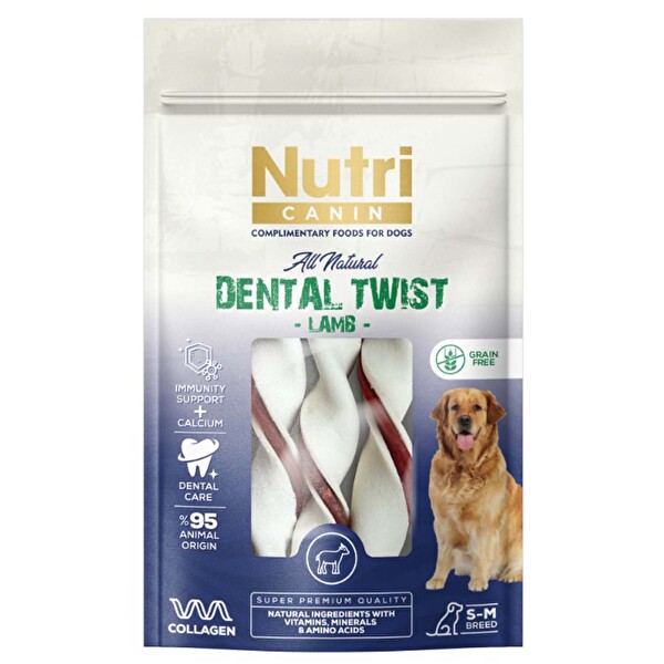 Nutri Canin Kuzu Etli Dental Kemik 80 g