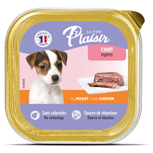 Plaisir Ezme Tavuklu Köpek Yaş Maması 150 g