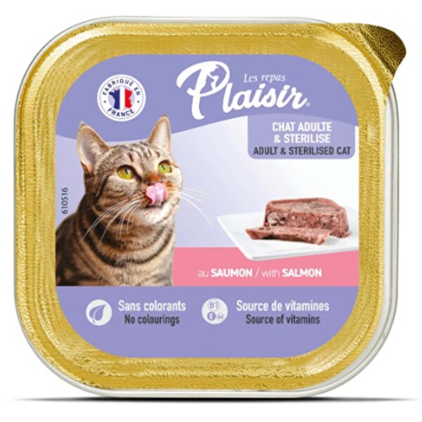 Plaisir Ezme Somonlu Kedi Yaş Maması 100 g