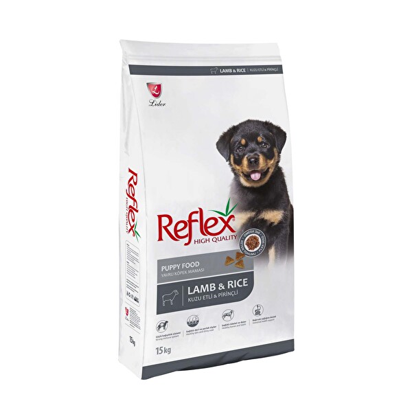 Reflex Puppy Kuzu Etli Yavru Köpek Maması 15 Kg