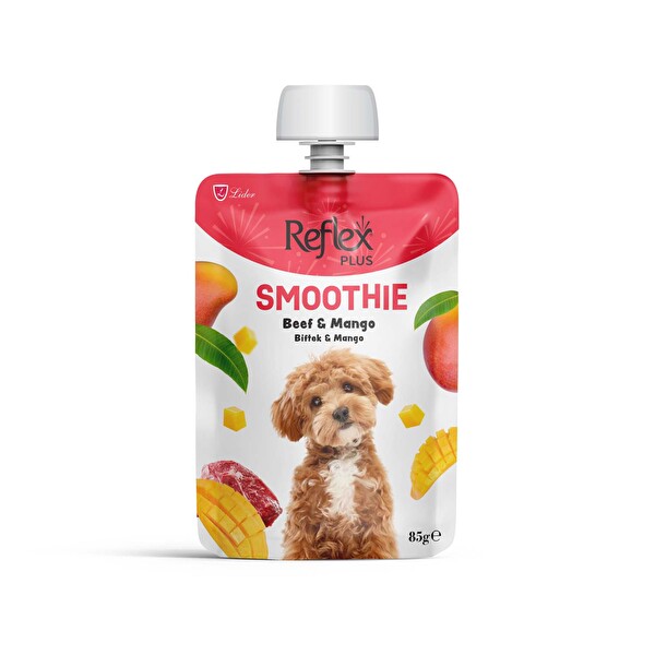 Reflex Plus Smoothie Biftekli Ve Mangolu Köpek Sıvı Ödülü 85 g